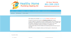 Desktop Screenshot of healthyhomehvac.com